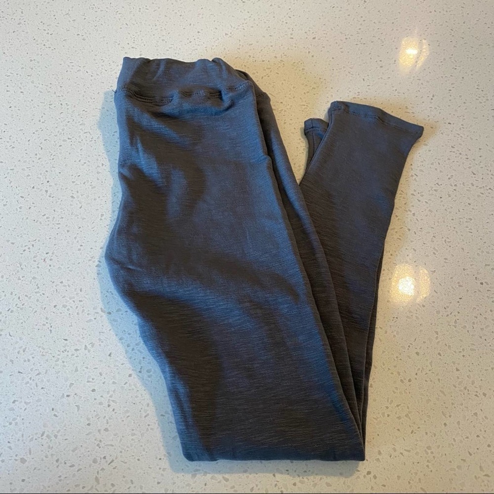 Olivaceous Seamless Heathered Grey Modal Leggings S 67-76LPX Made in USA NWOT - Picture 7 of 12